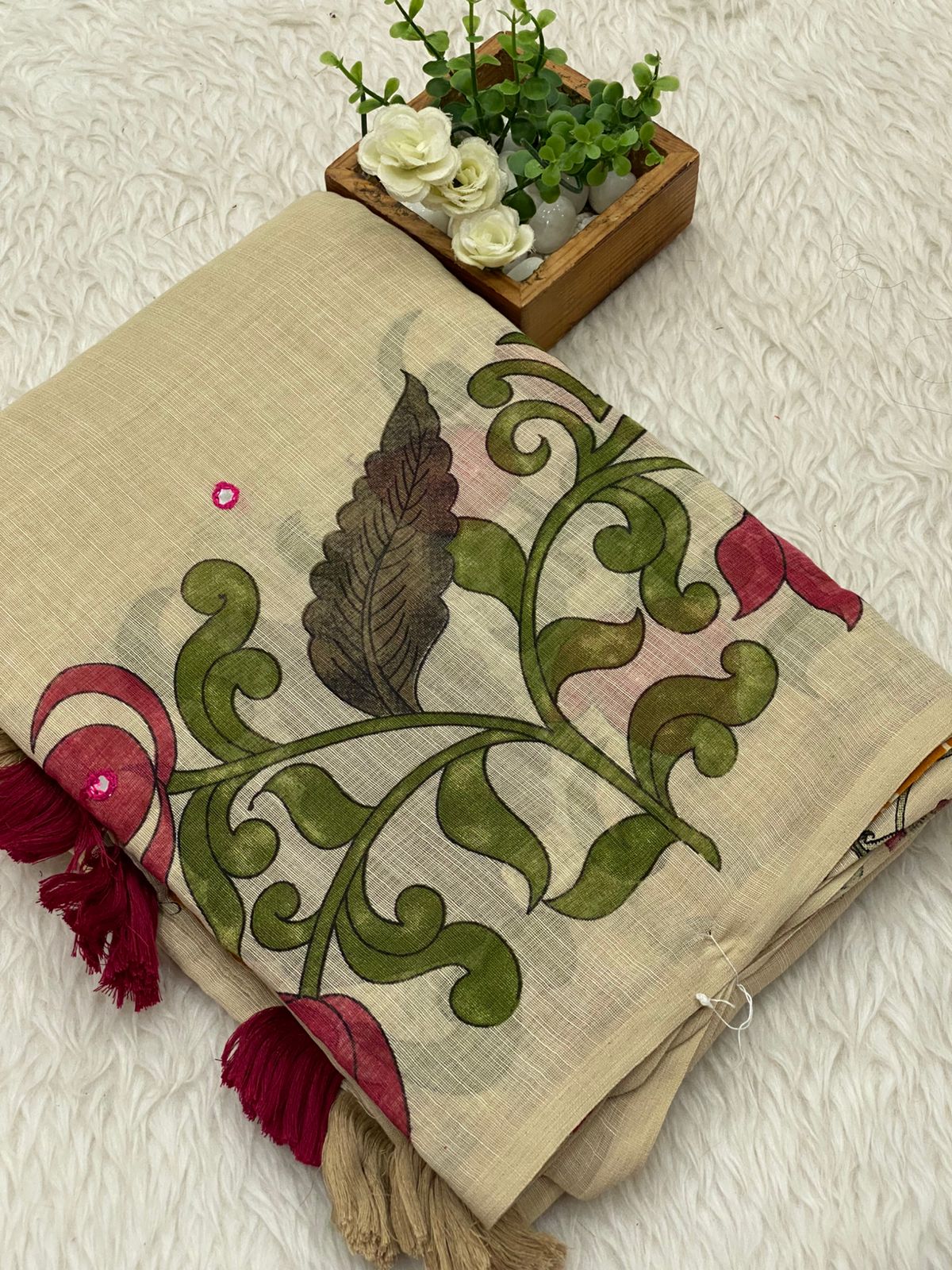 Linen Cotton Sarees-vol1