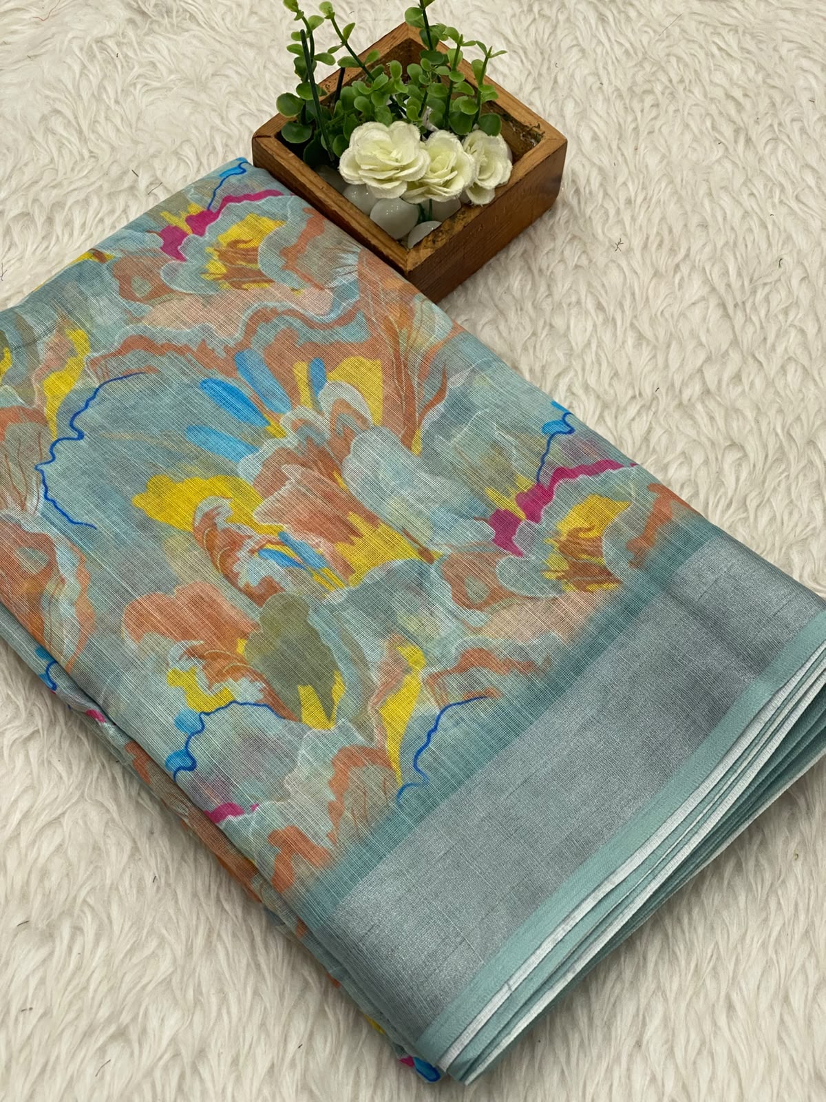 Linen Cotton Saree-Vol1