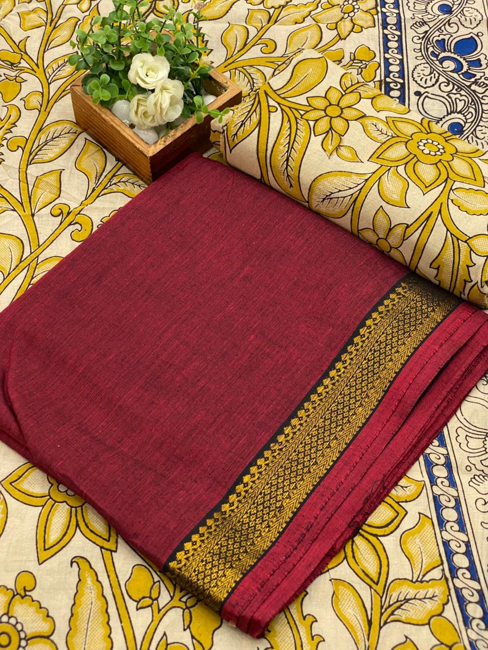 Mangalagiri Cotton Sets With Kalamkari
