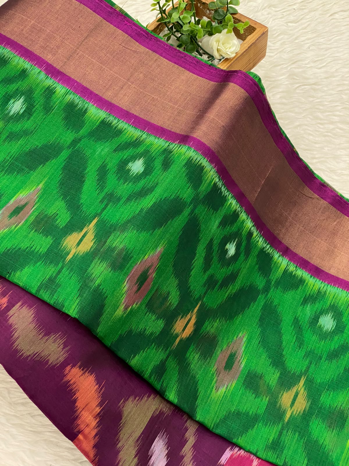 Silk Cotton Pochampally Saree