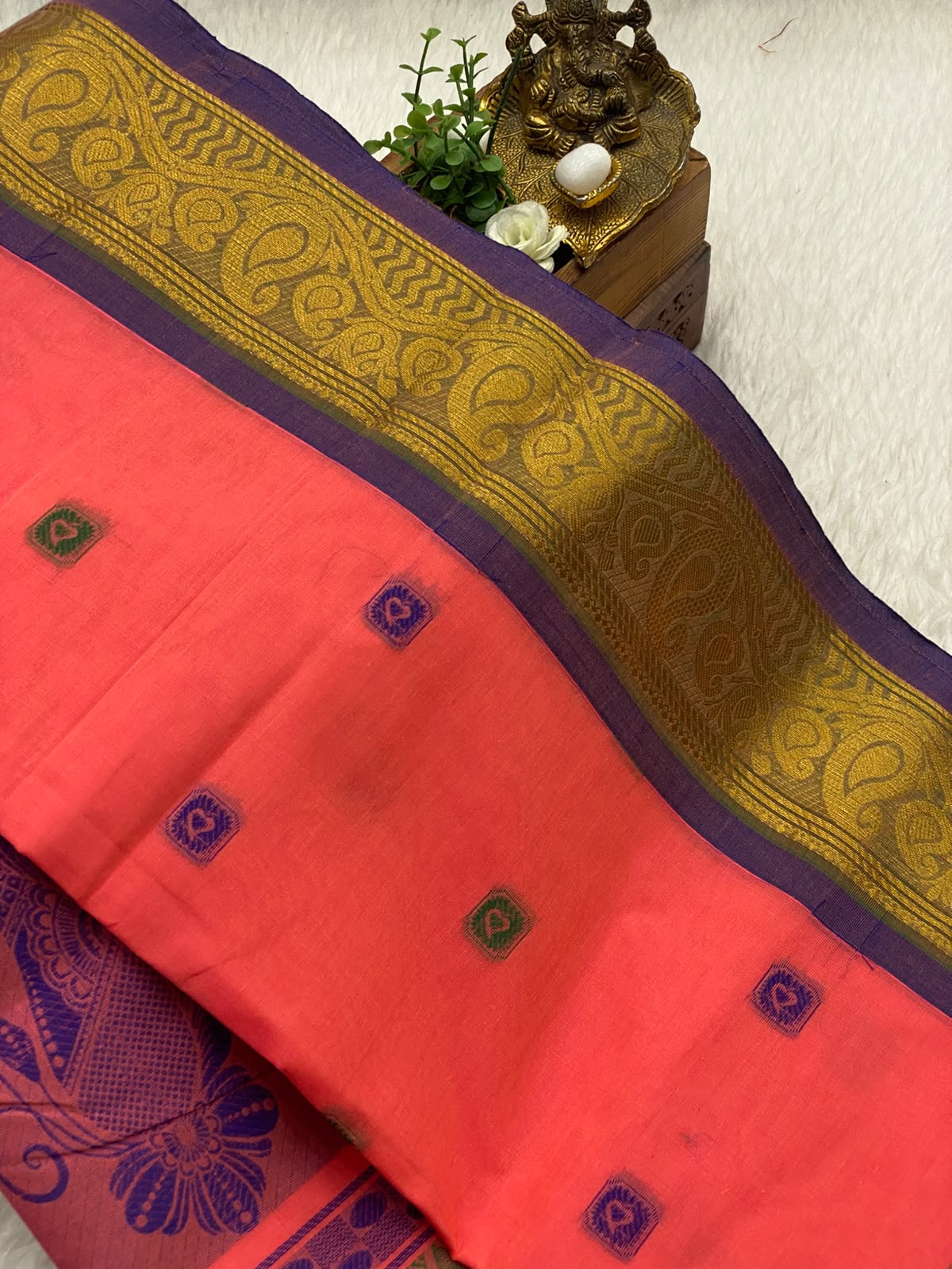 Kanchi Cotton Saree