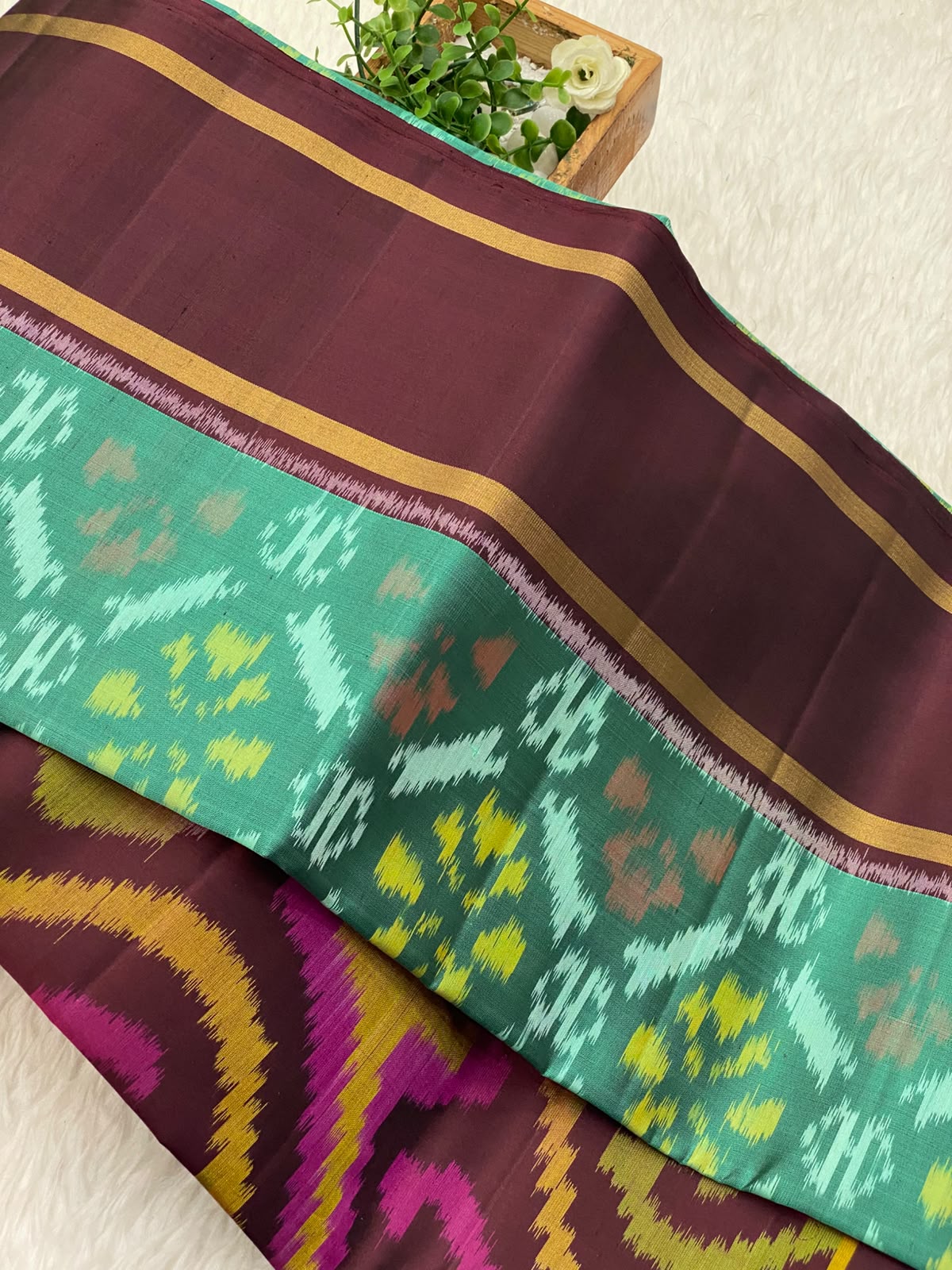 Pure Silk Pochampally Pattu Saree