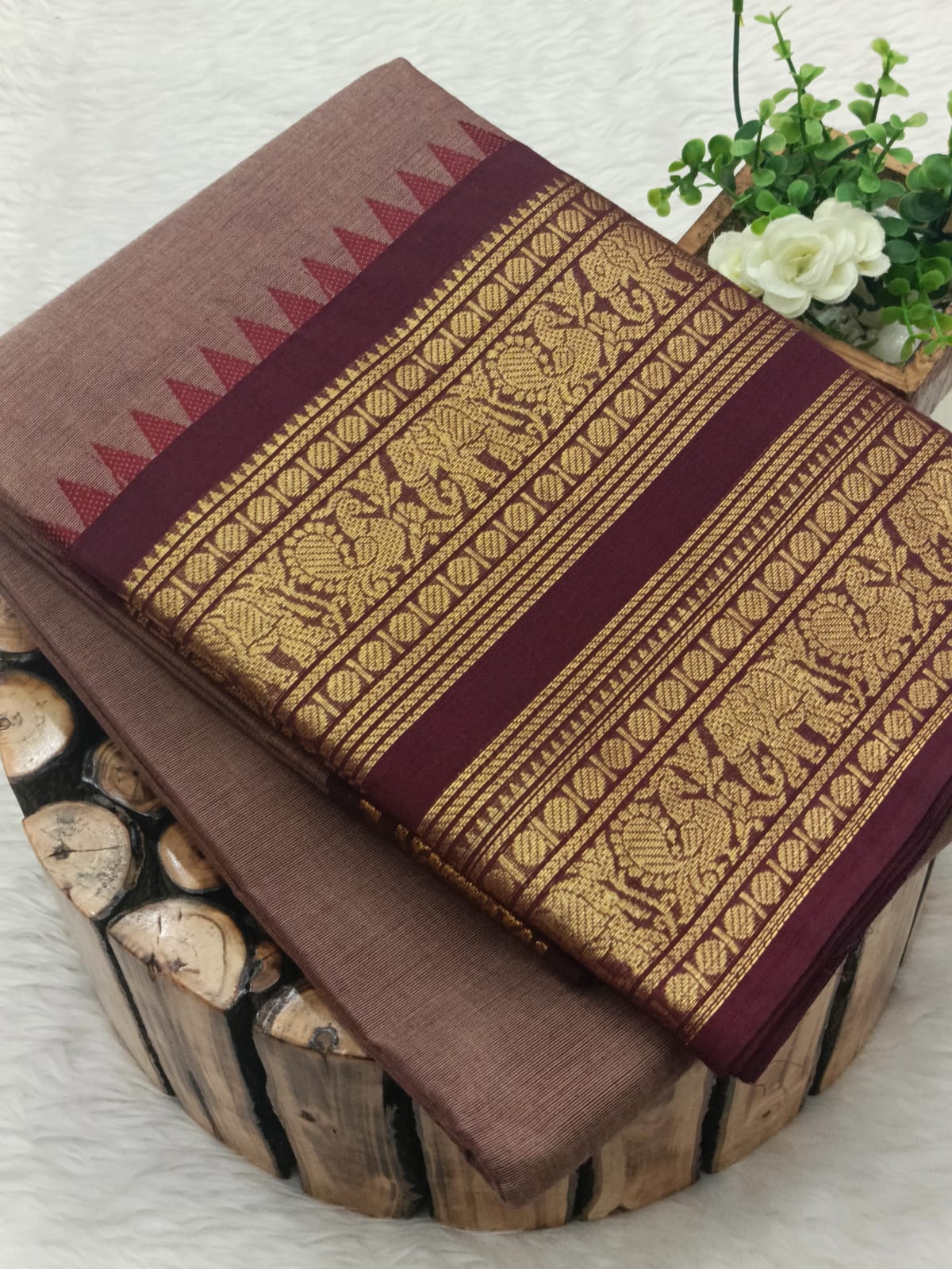Chettinadu Cotton Sarees W/B