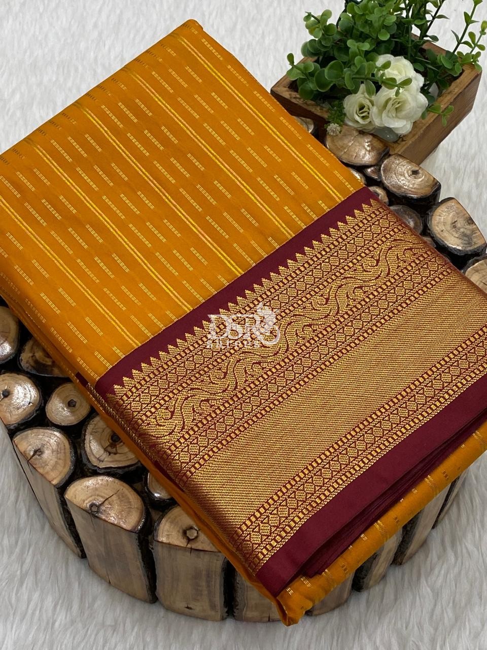 Premium Kanchi Korvai Border Saree