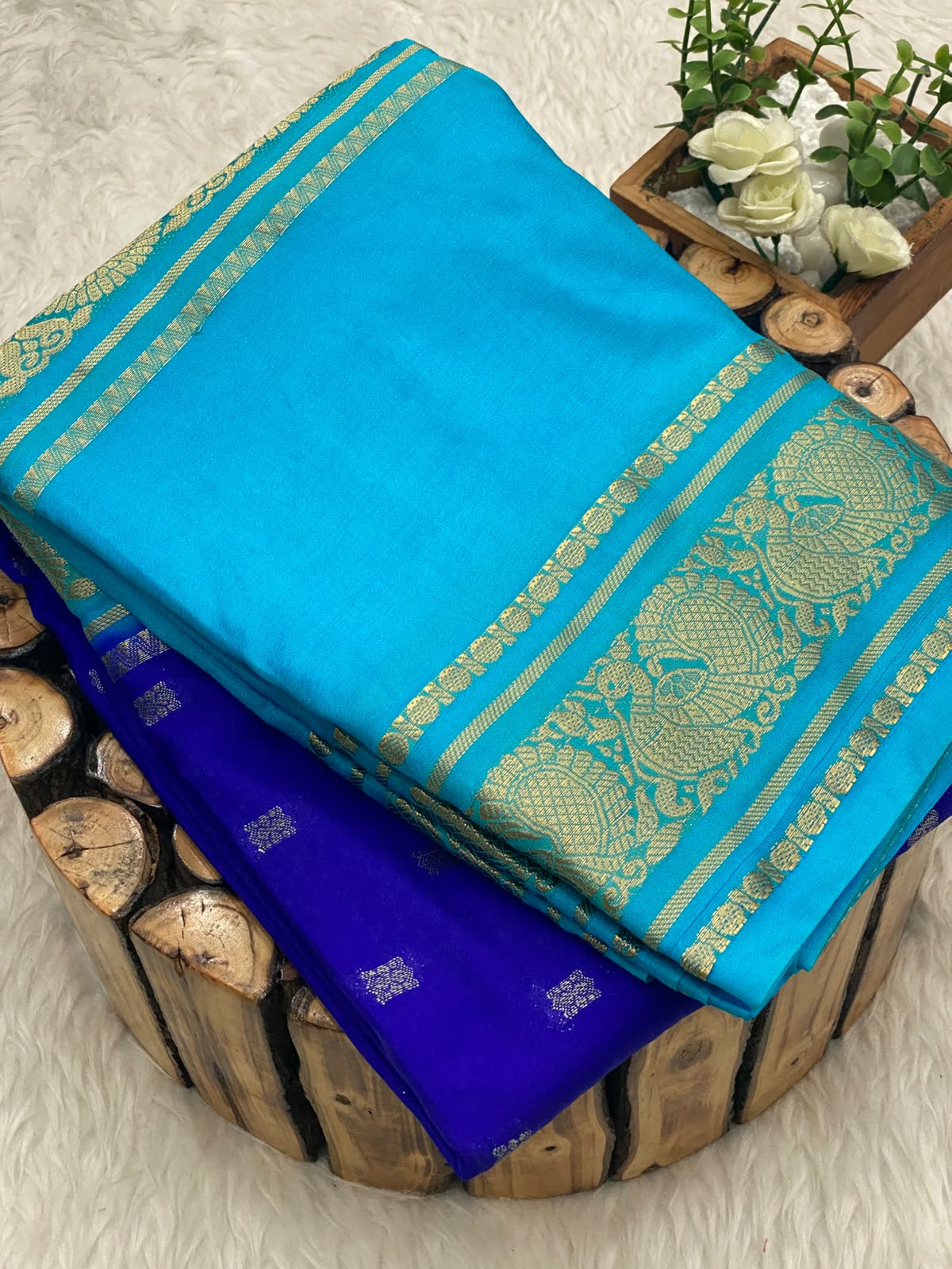 Mysore Crepe Silk Sarees - vol1