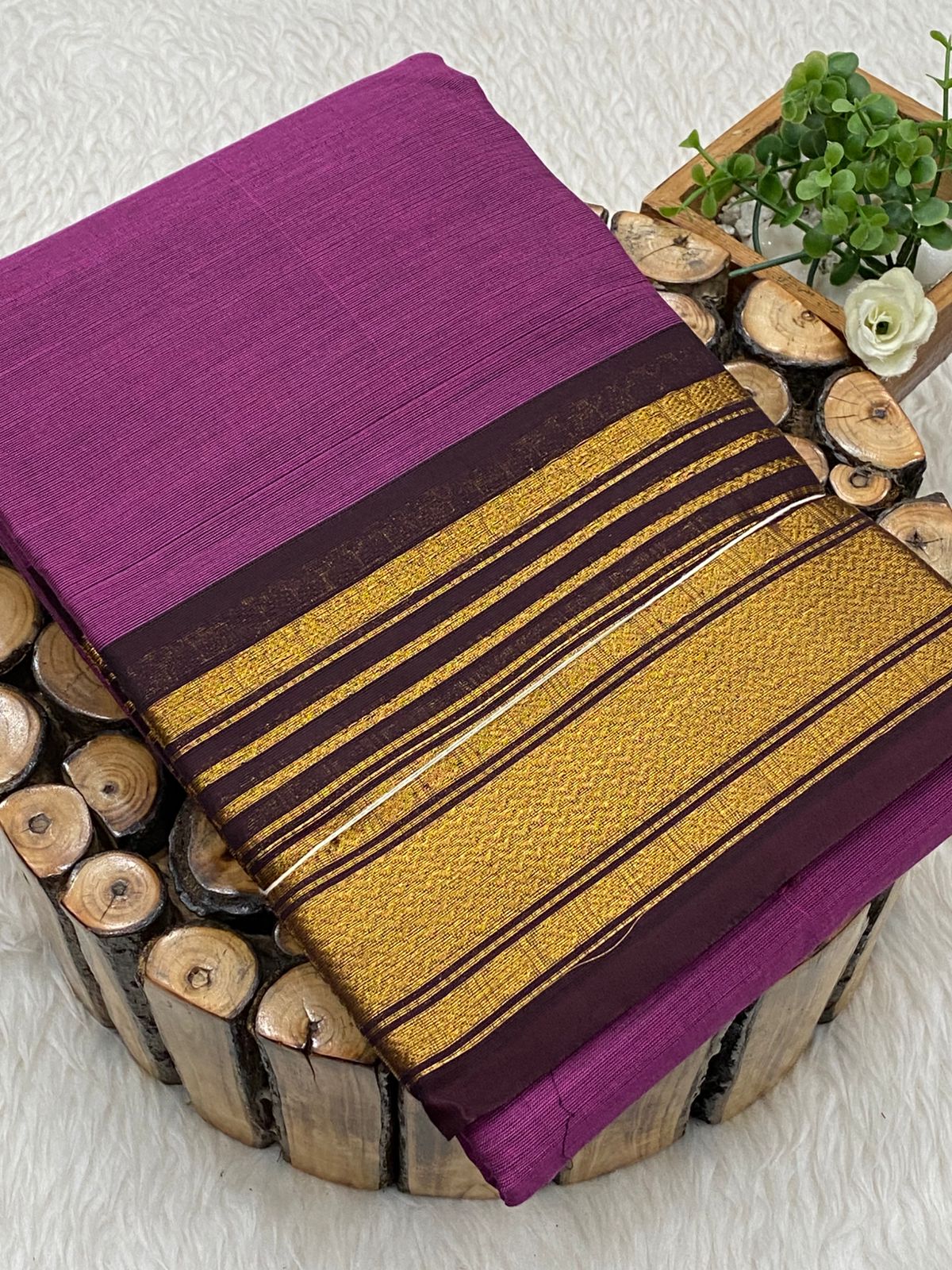 Chettinadu Cotton Saree W/B-Vol3