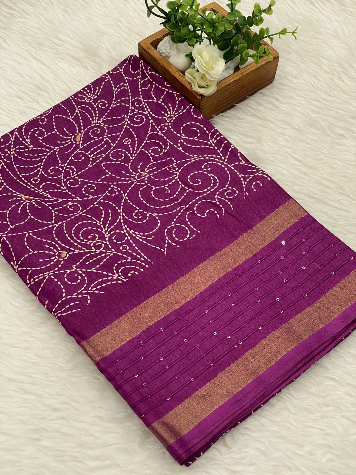 Iconic Border Sequence Sarees