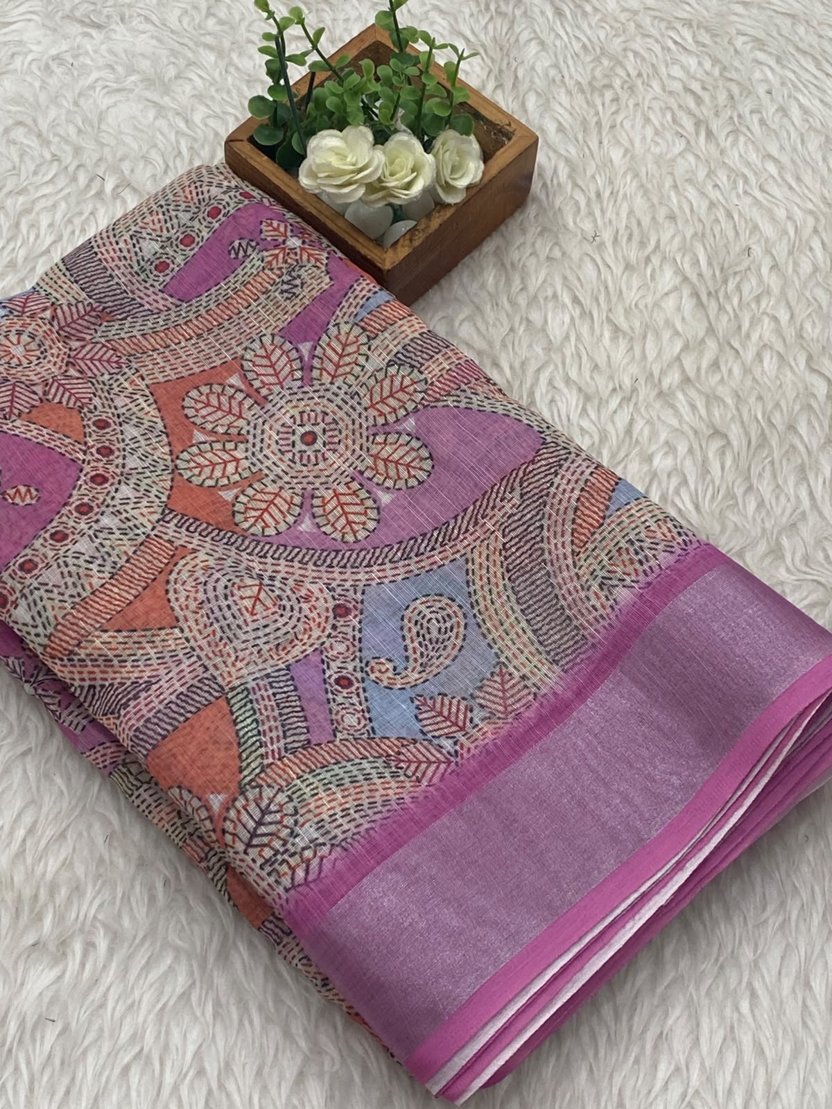 Linen Cotton Saree-Vol1