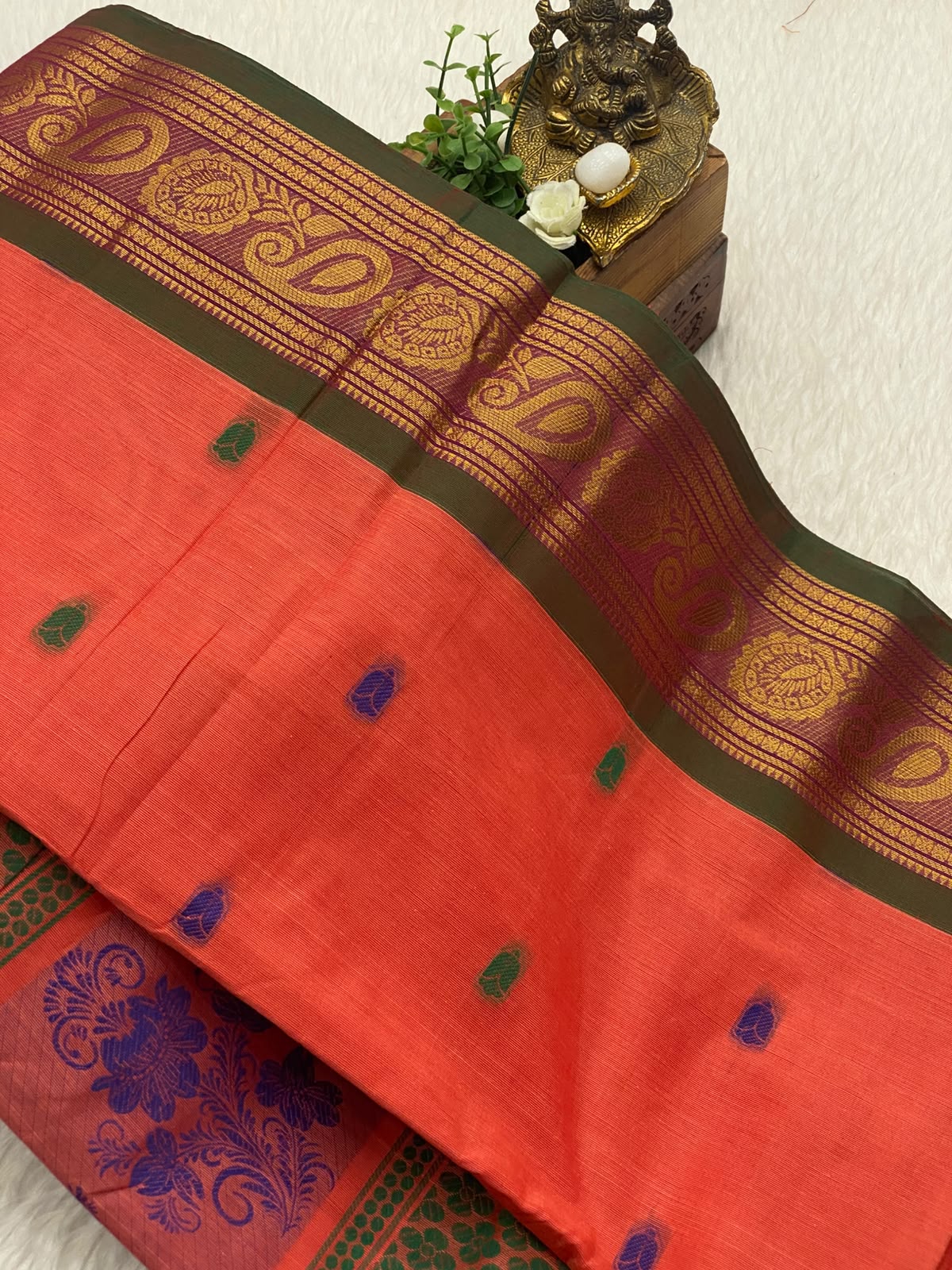 Kanchi Cotton Saree