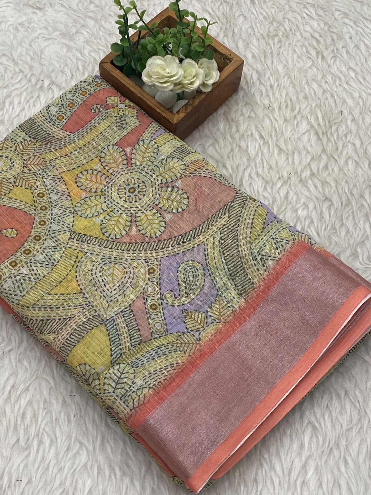 Linen Cotton Saree-Vol1