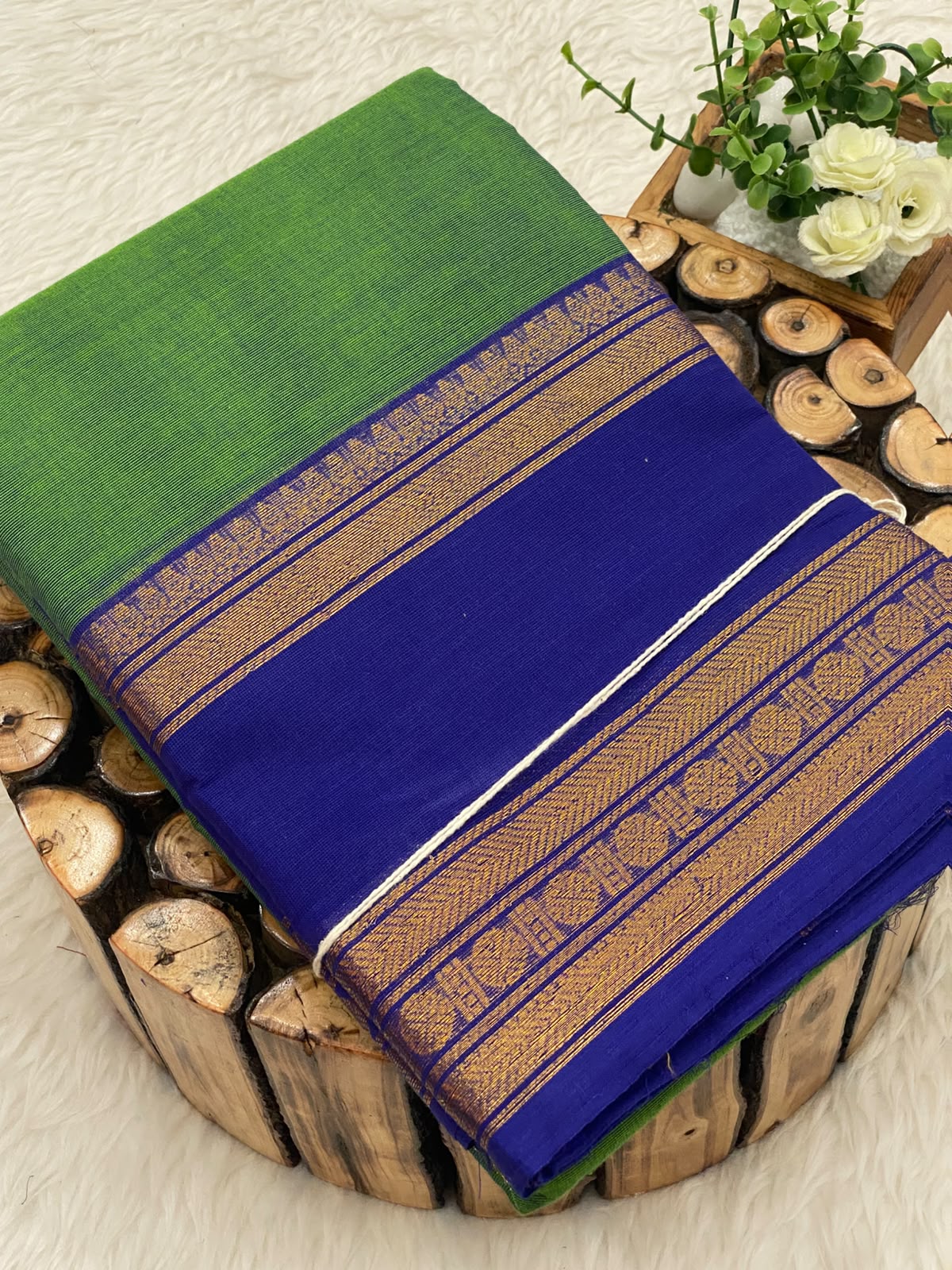 Chettinadu Cotton Saree W/B-Vol3