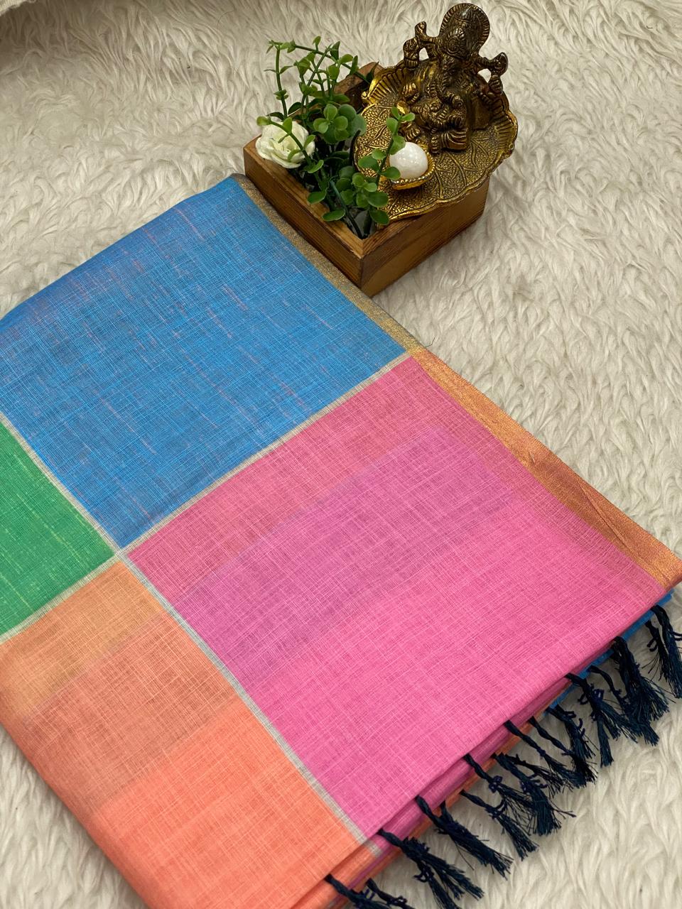 Linen Cotton Saree-Vol1