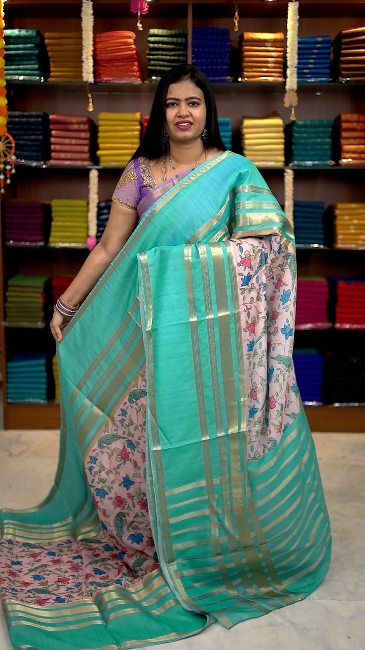 Organza Tissue Silk Saree