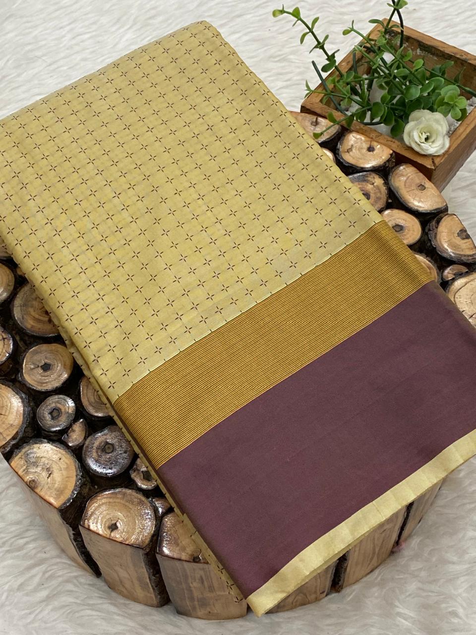 Arani Pooja Dots Saree