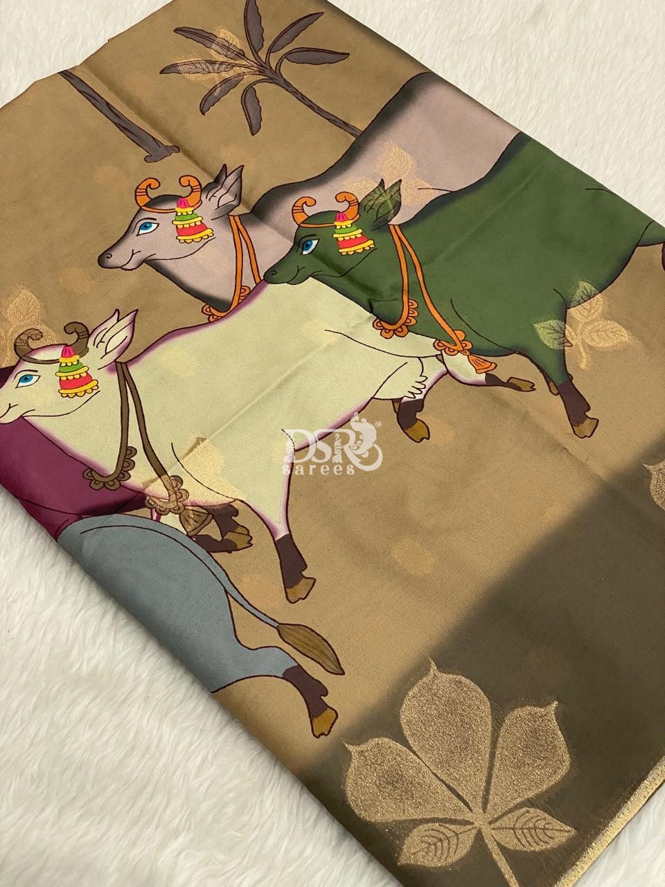 Munga Tussar Silk Sarees