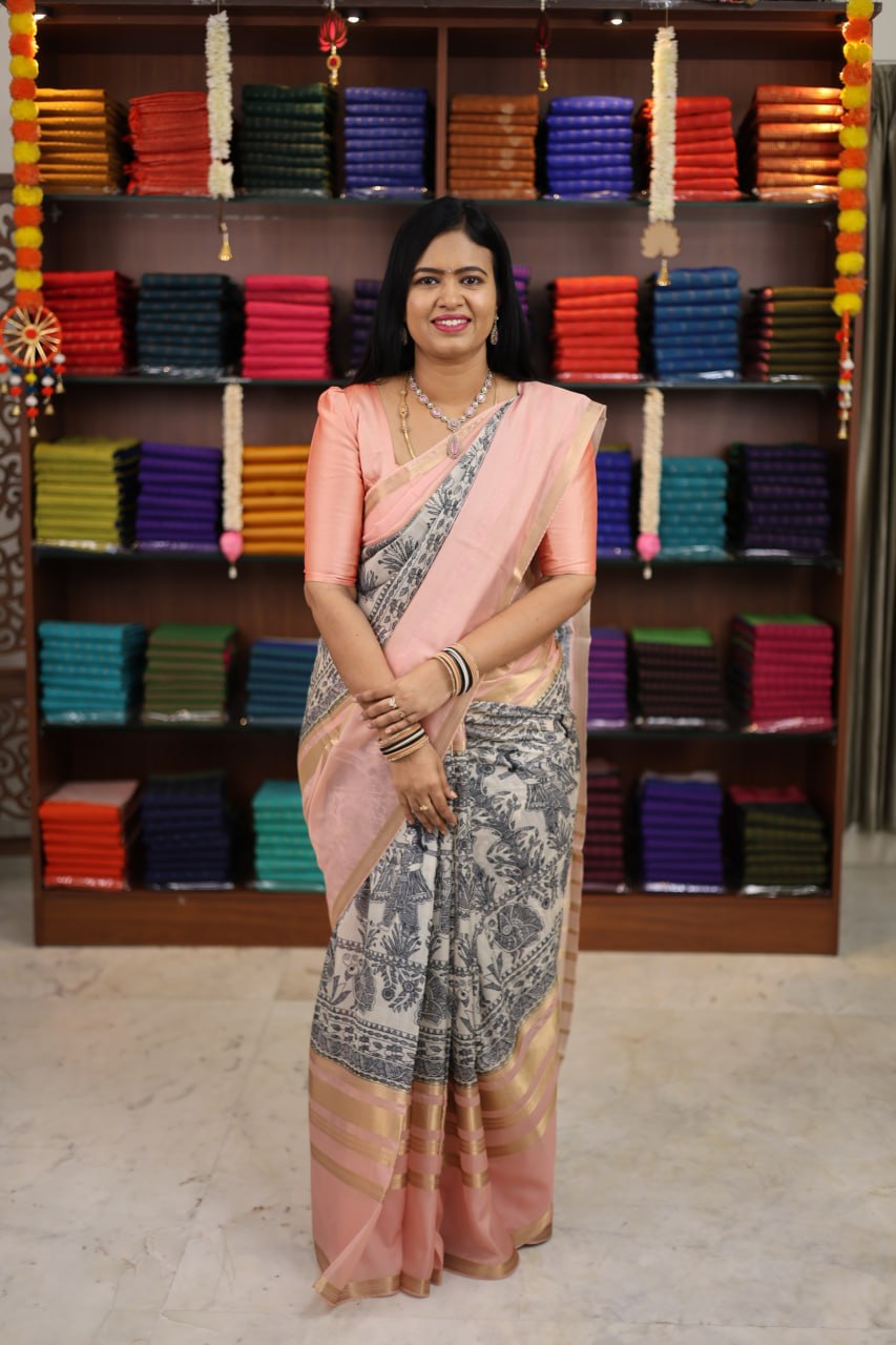Organza Tissue Silk Saree