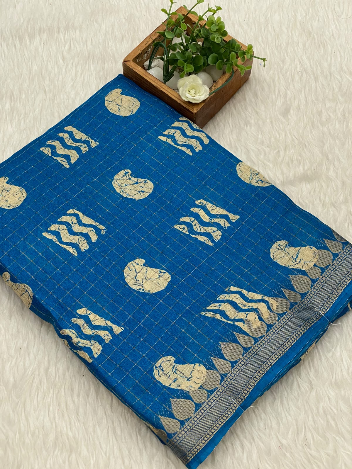 Viscose Chiffon Sarees - vol1