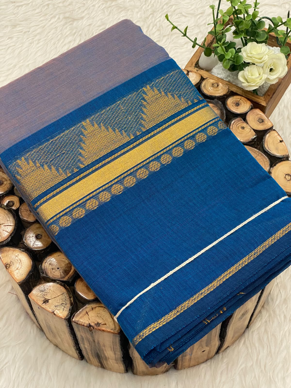 Chettinadu Cotton Saree W/B-Vol3