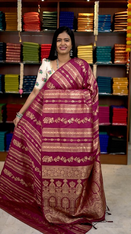 Viscose Crepe Silk Sarees