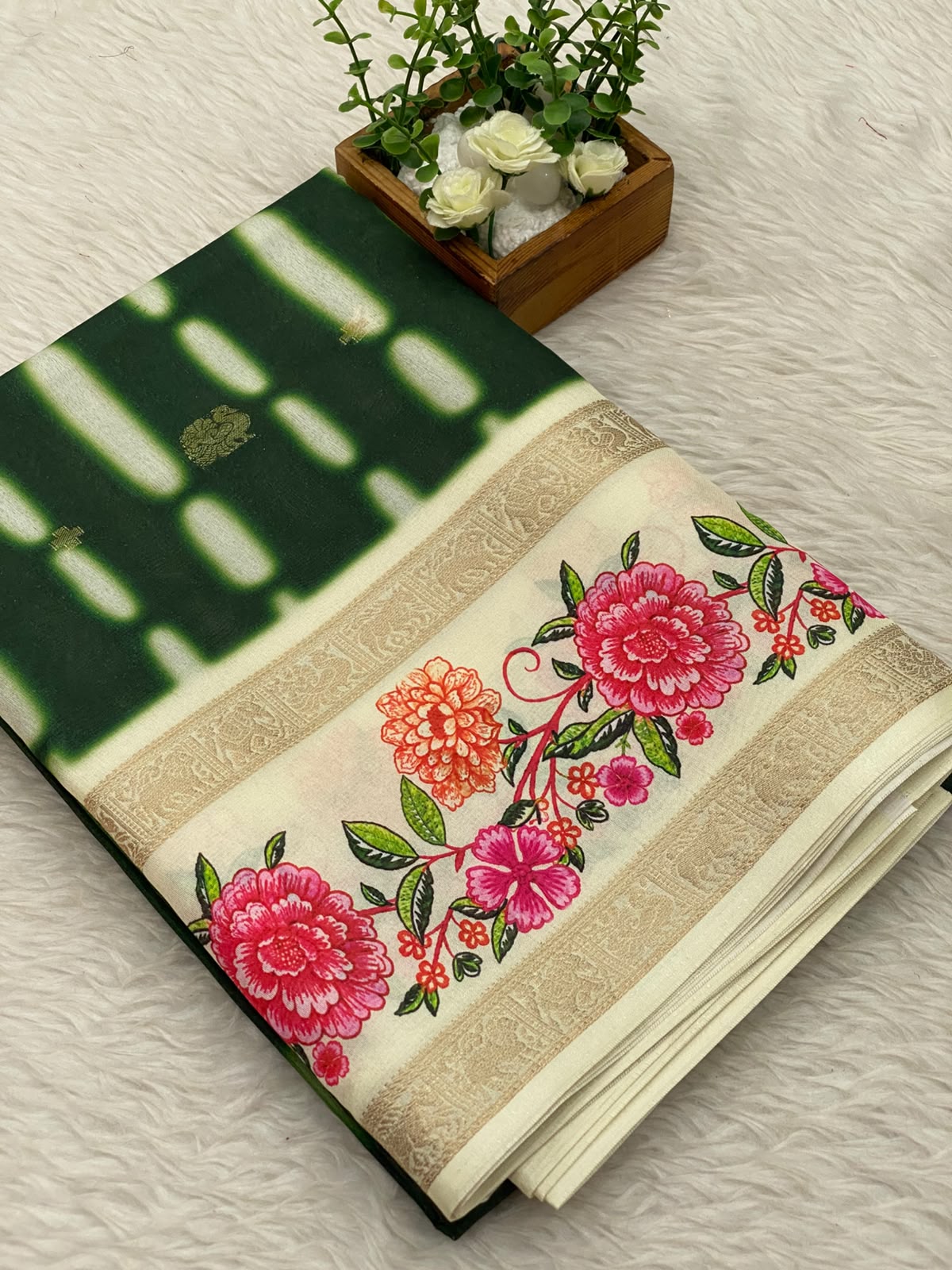 Shibori Silk Sarees