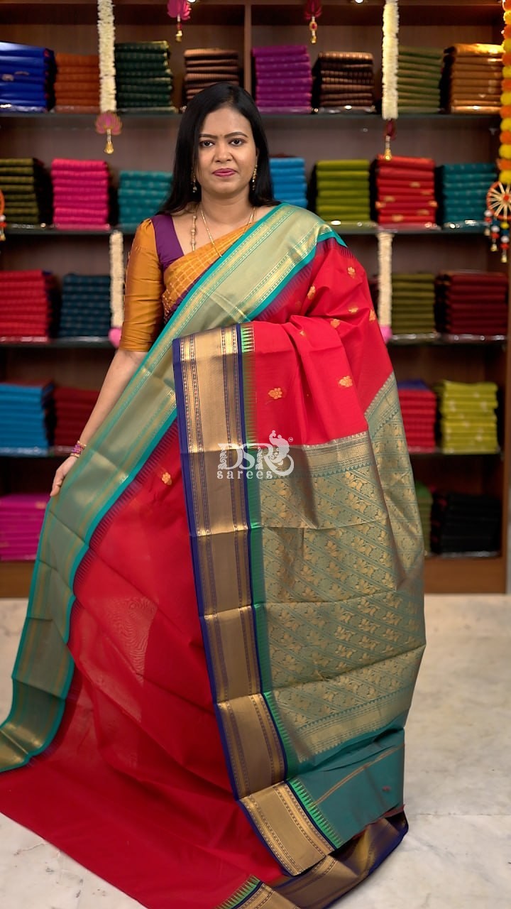 Premium Kanchi  Korvai Border Saree
