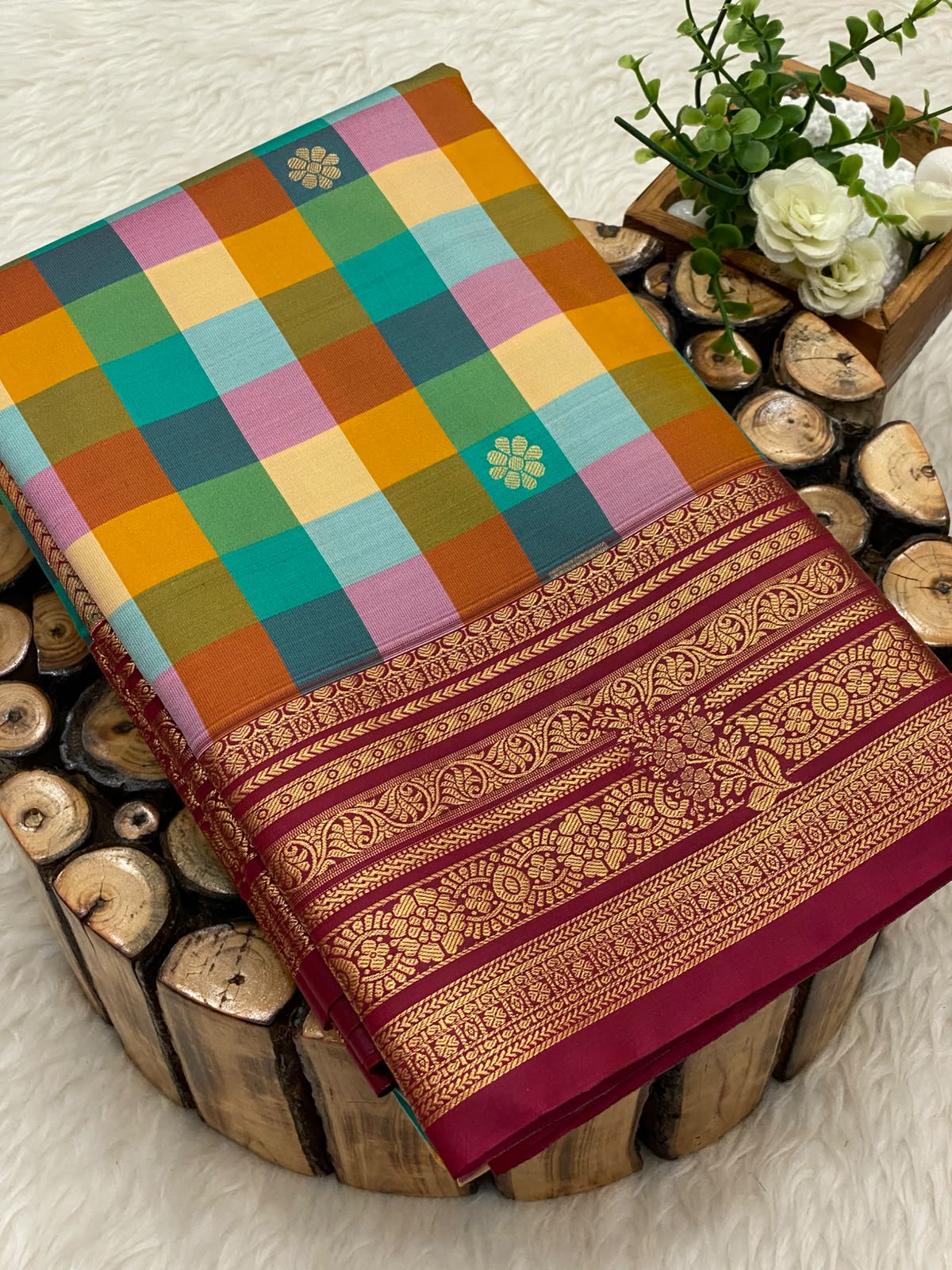 Paalum Pazhamum Bridal Saree
