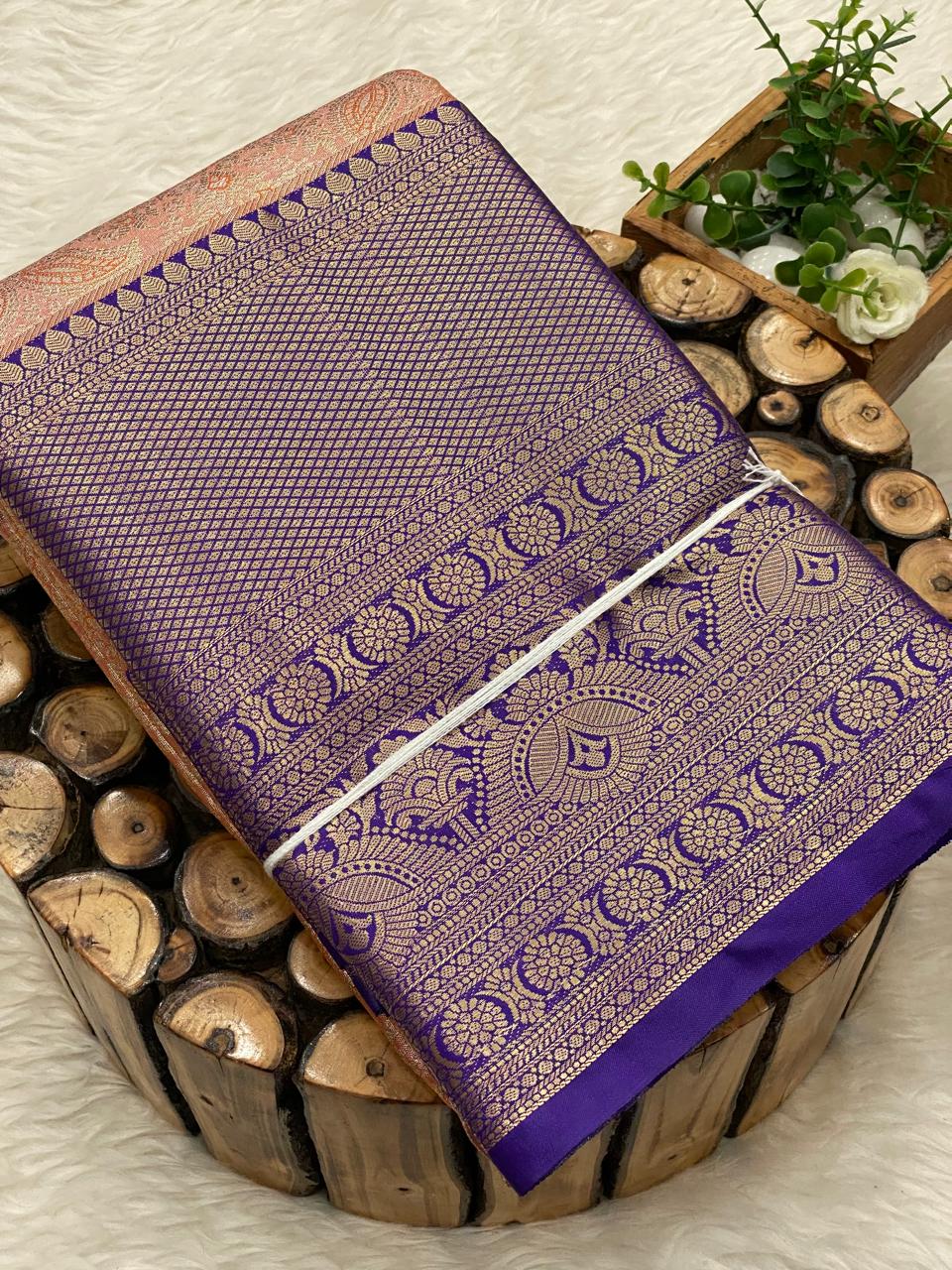 Tissue Bridal Saree - vol1