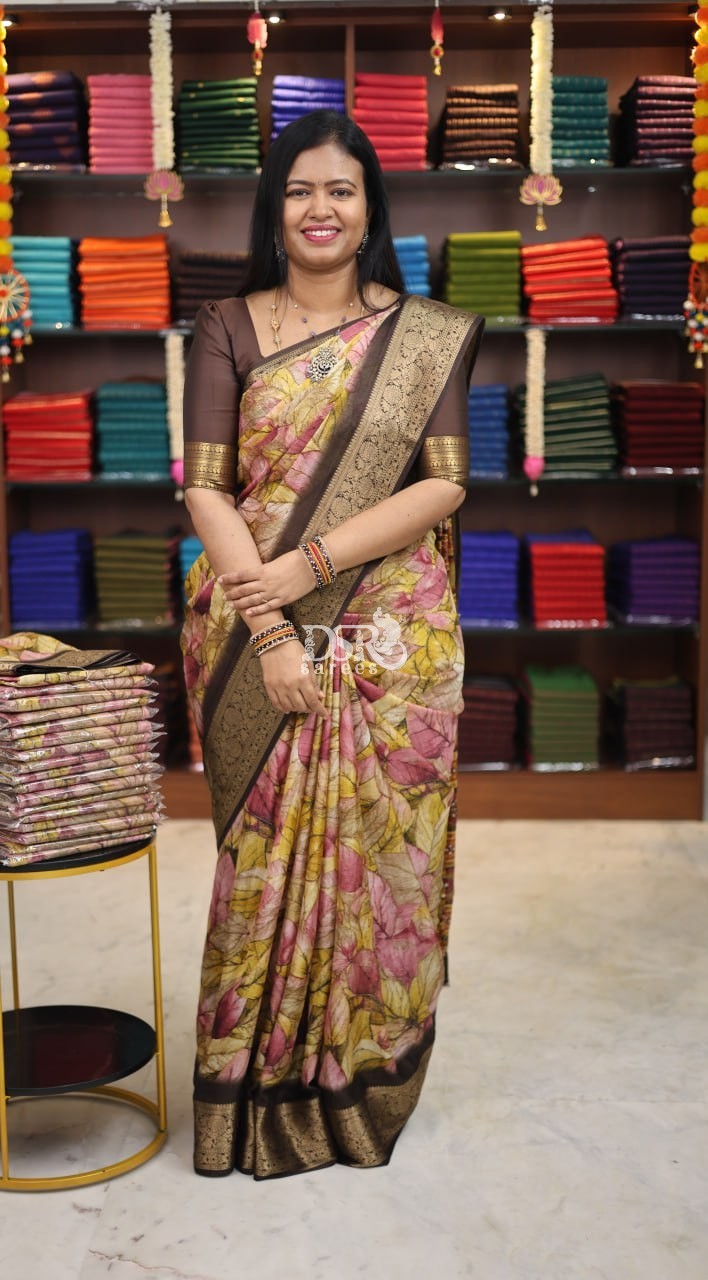 Dola Chiffon Silk Sarees