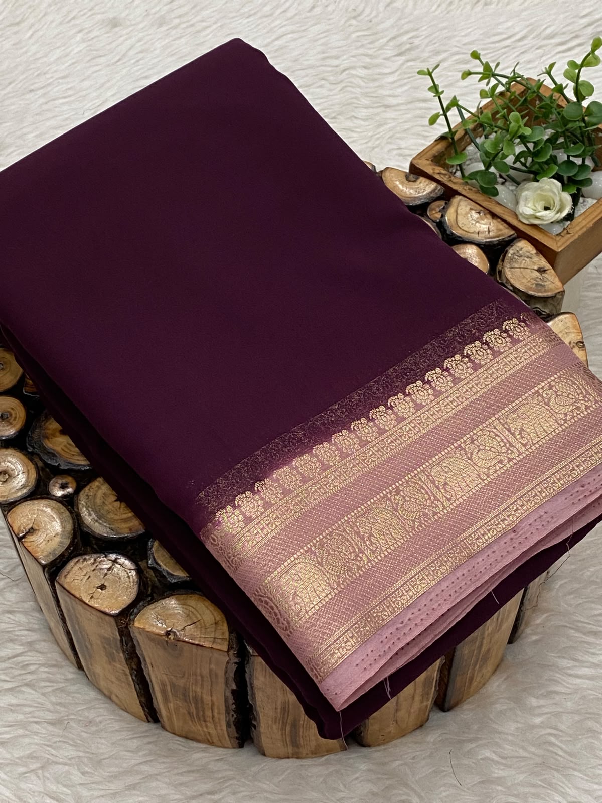 Mysore georgette Sarees