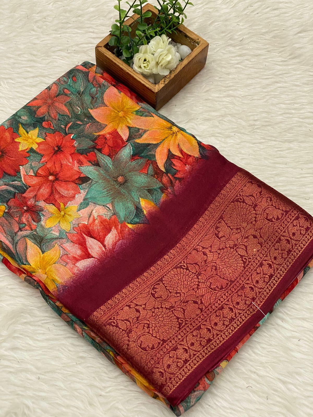 Dola Chiffon Silk Sarees