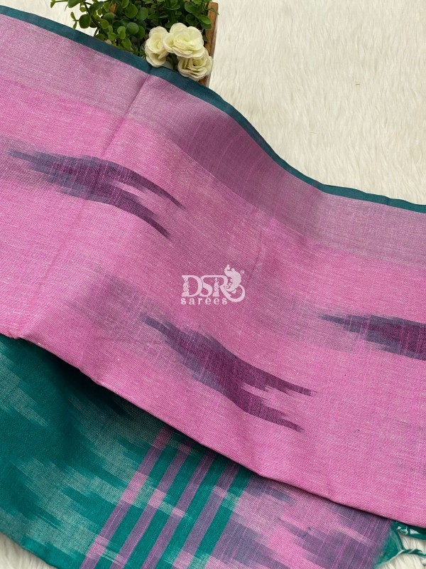 Art Linen Ikkat Sarees -VOL1
