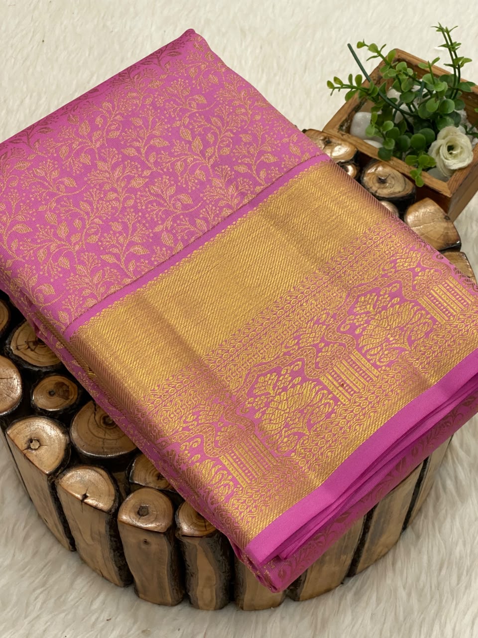 Pure Mix Brocade Bridal Saree