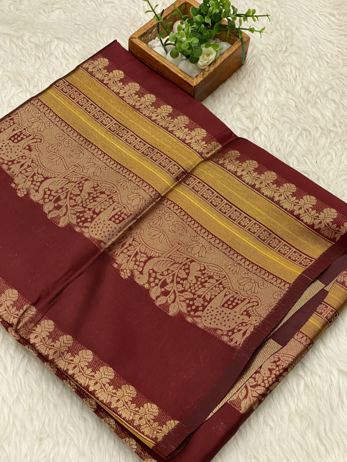 Banarasi Semi Katan Bridal Saree