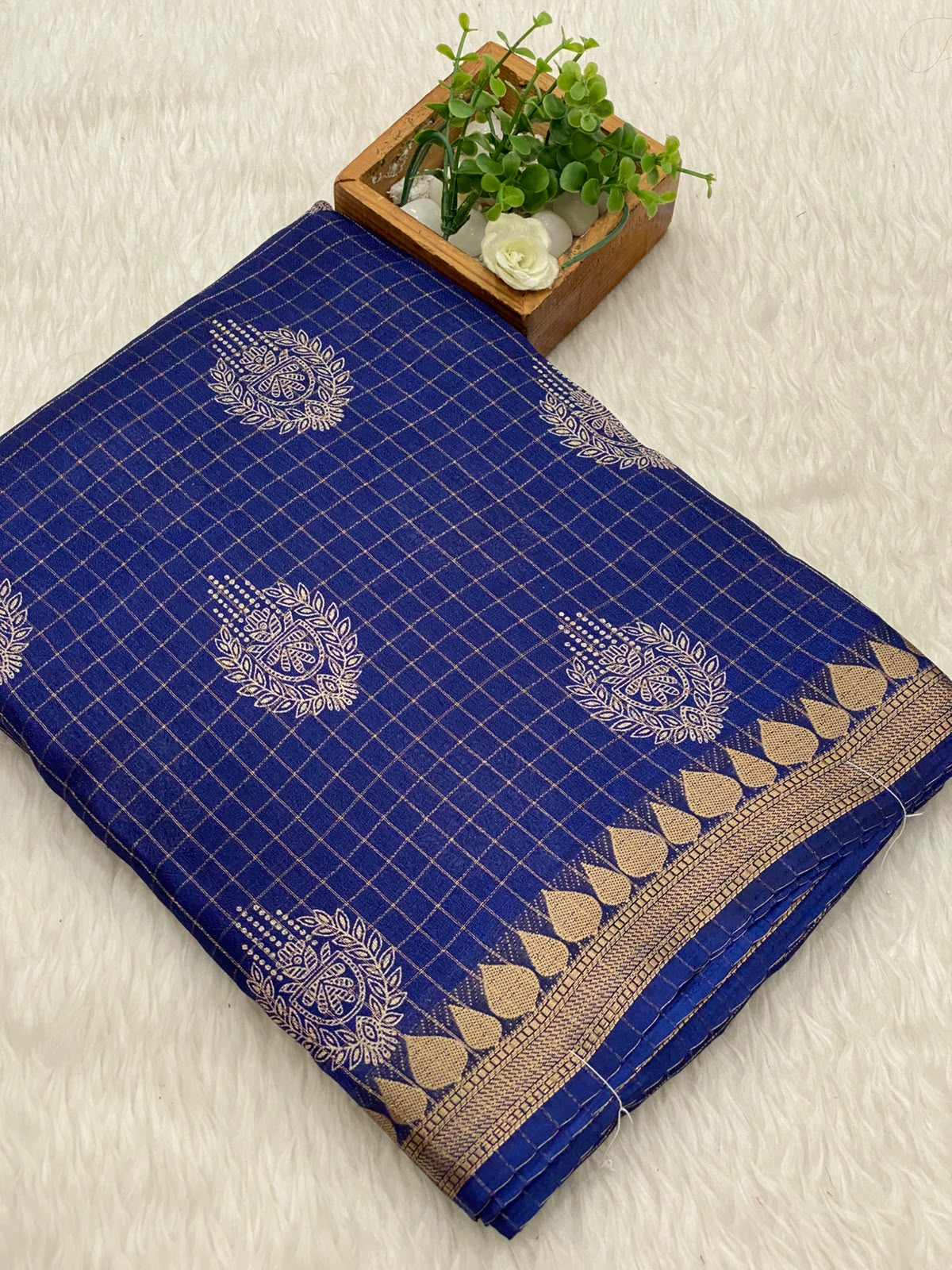 Viscose Chiffon Sarees - vol1