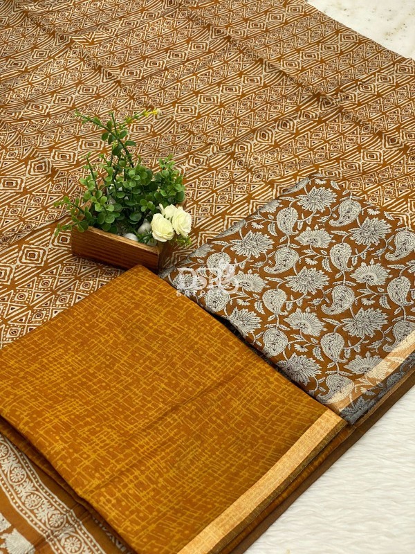 Semi Patola Silk salwar