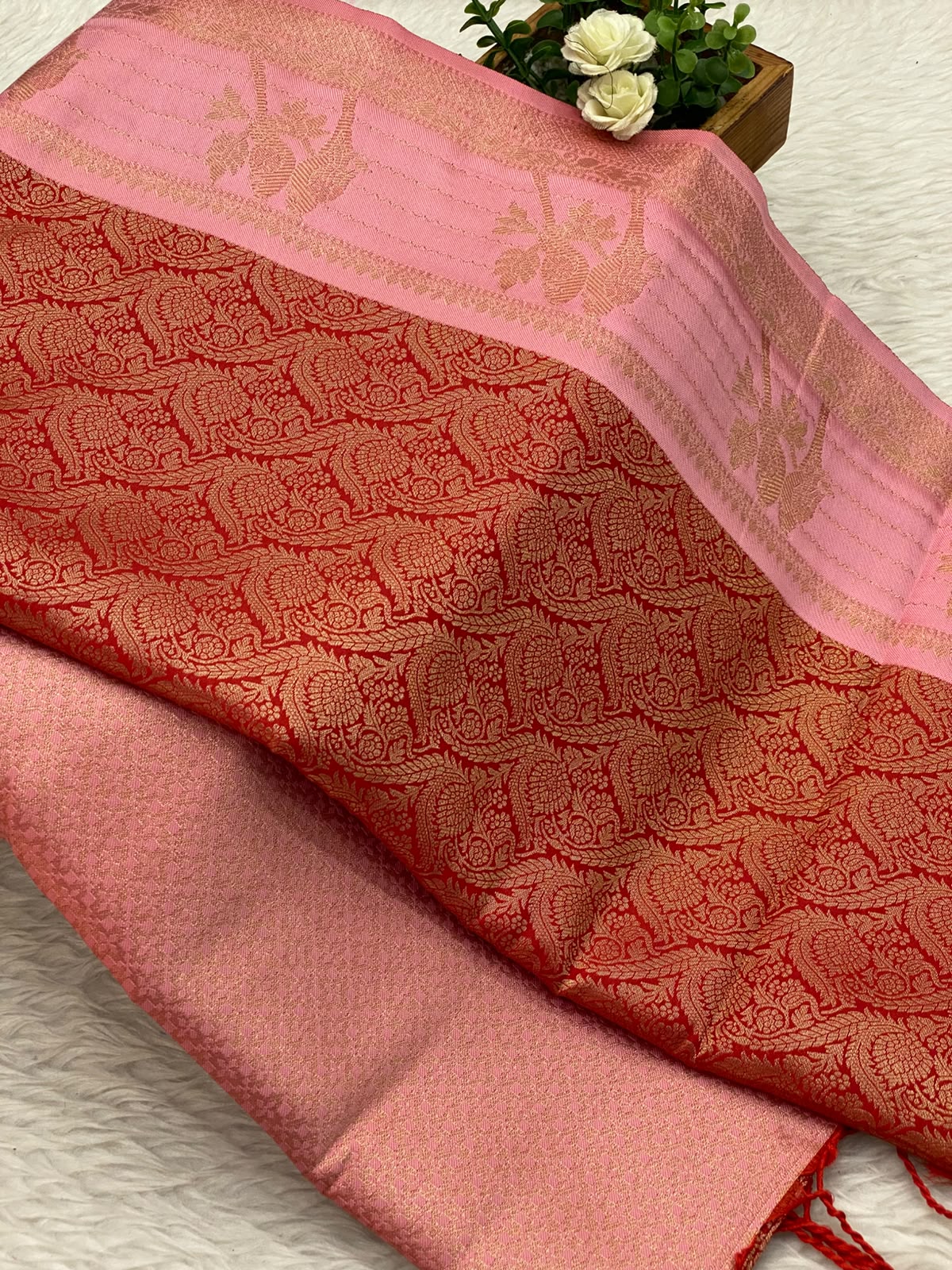 Premium Kanchi Brocade Silk Saree