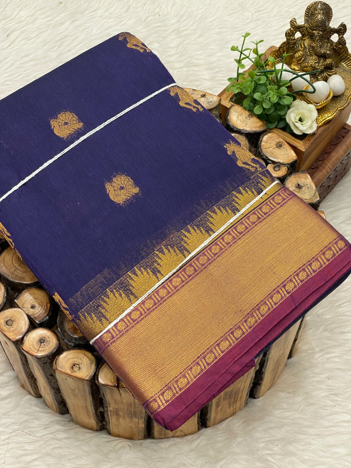 Kanchi Cotton Saree