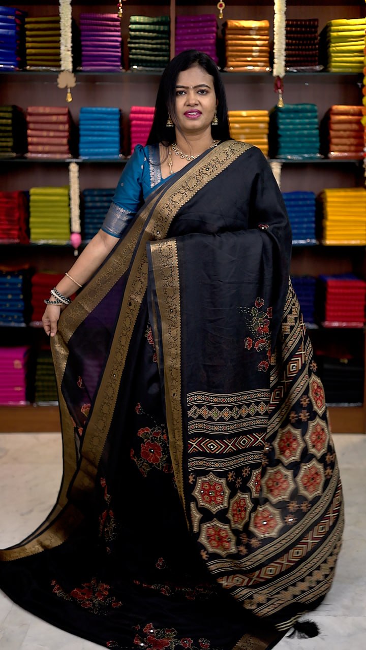 Viscose Chiffon Saree