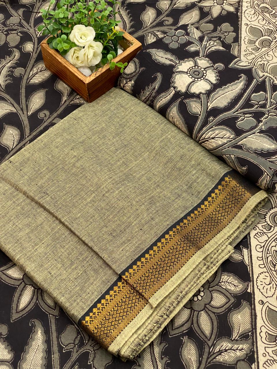 Mangalagiri Cotton Sets With Kalamkari