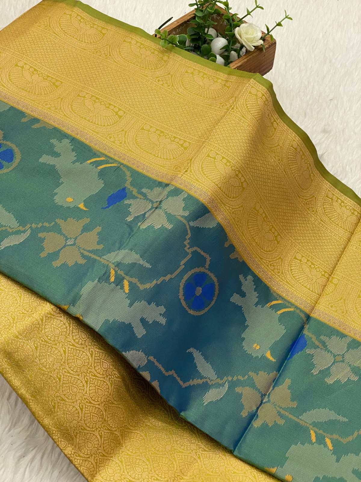 Patola slub silk sarees
