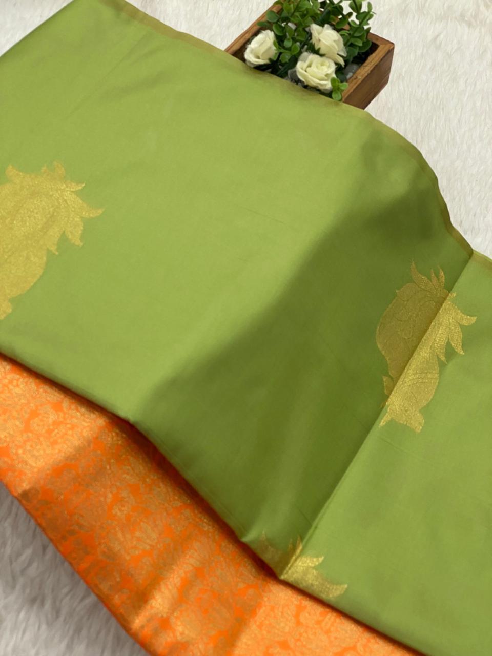 Borderless Soft Silk Saree - vol1