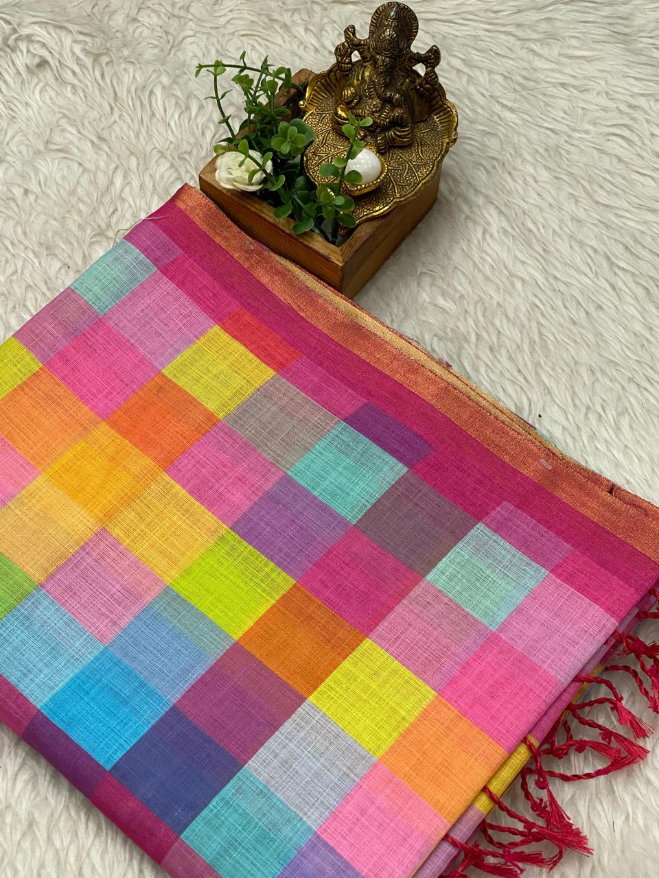 Linen Cotton Saree-Vol1