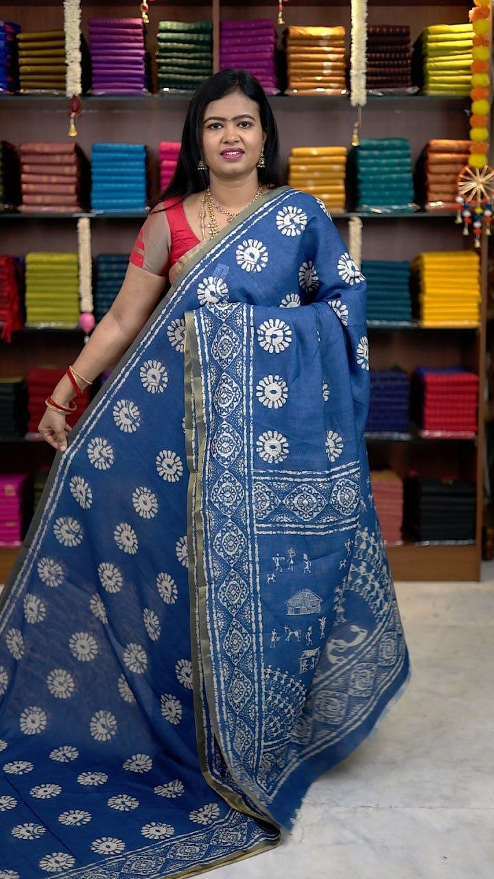 Linen Cotton Sarees -vol1