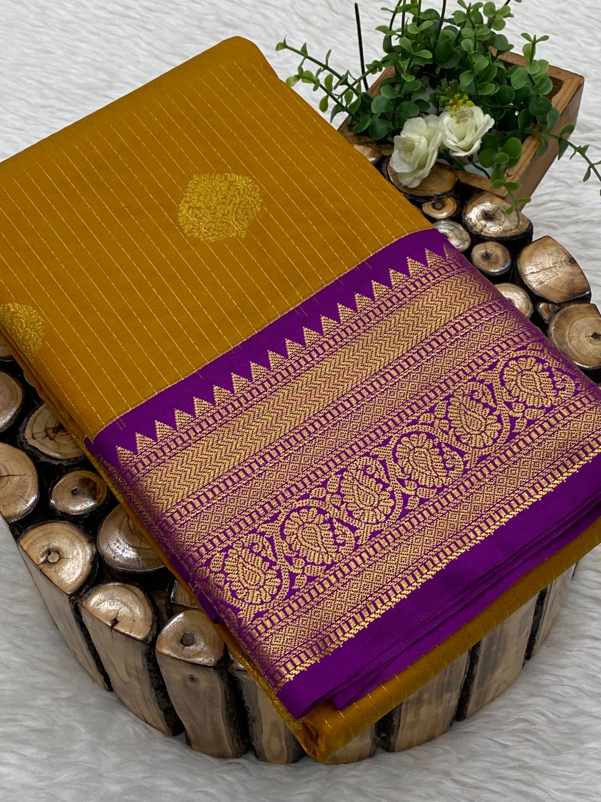 Premium Kanchi Korvai Border Saree-vol1