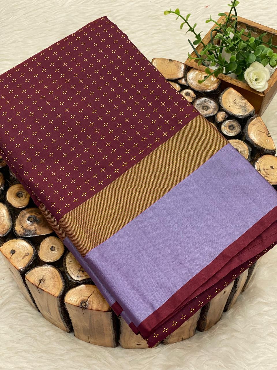 Arani Pooja Dots Saree