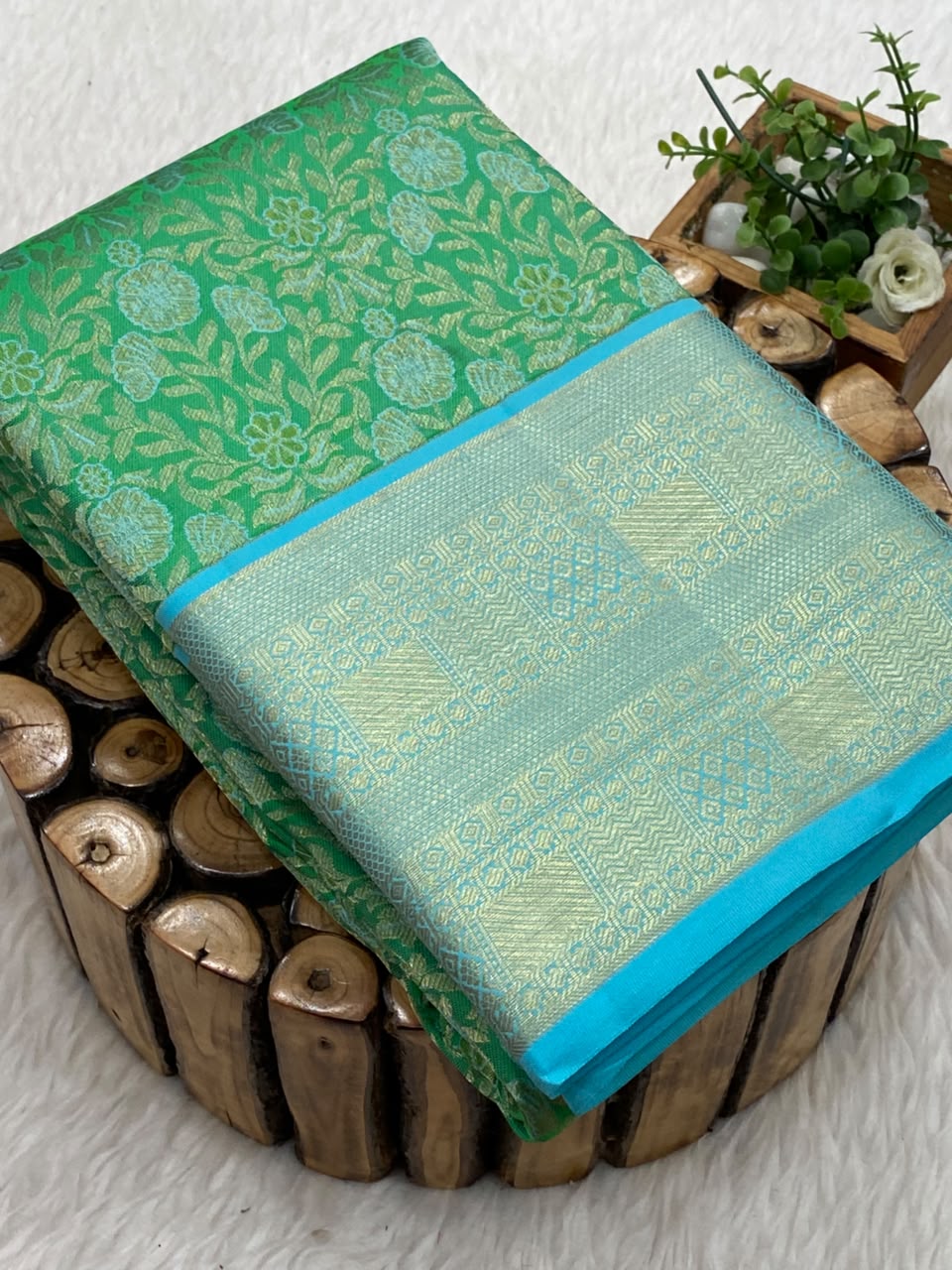 Pure Mix Brocade Bridal Saree