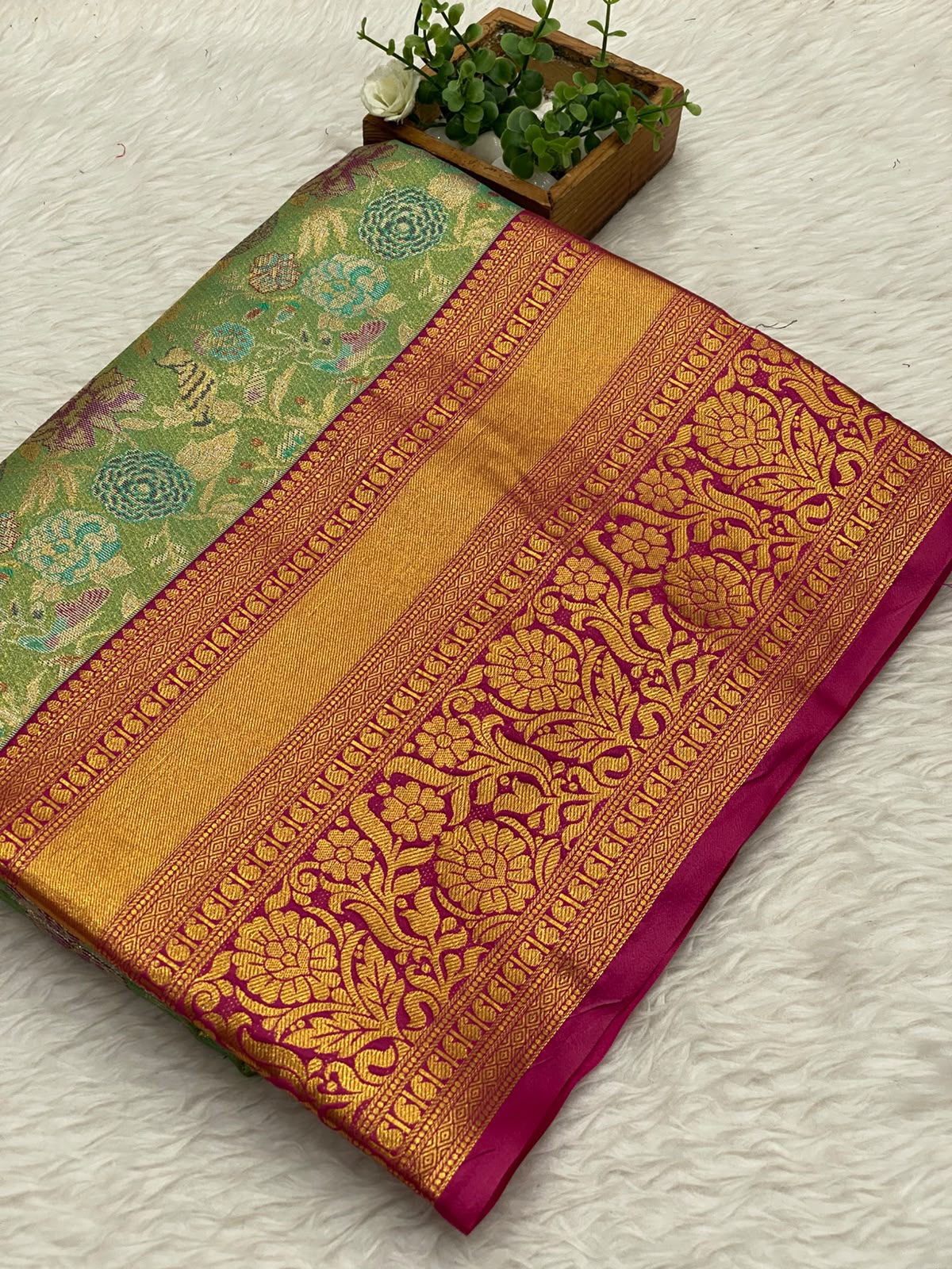 Semi Dharmavaram Pattu Saree