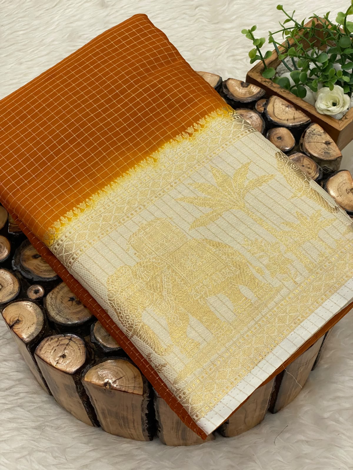 Mysore Crepe Checks