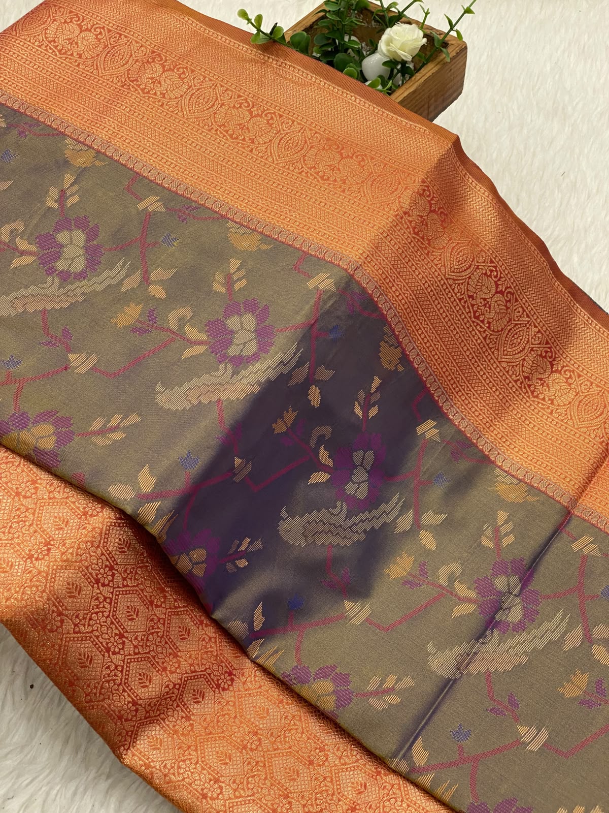 Patola slub silk sarees