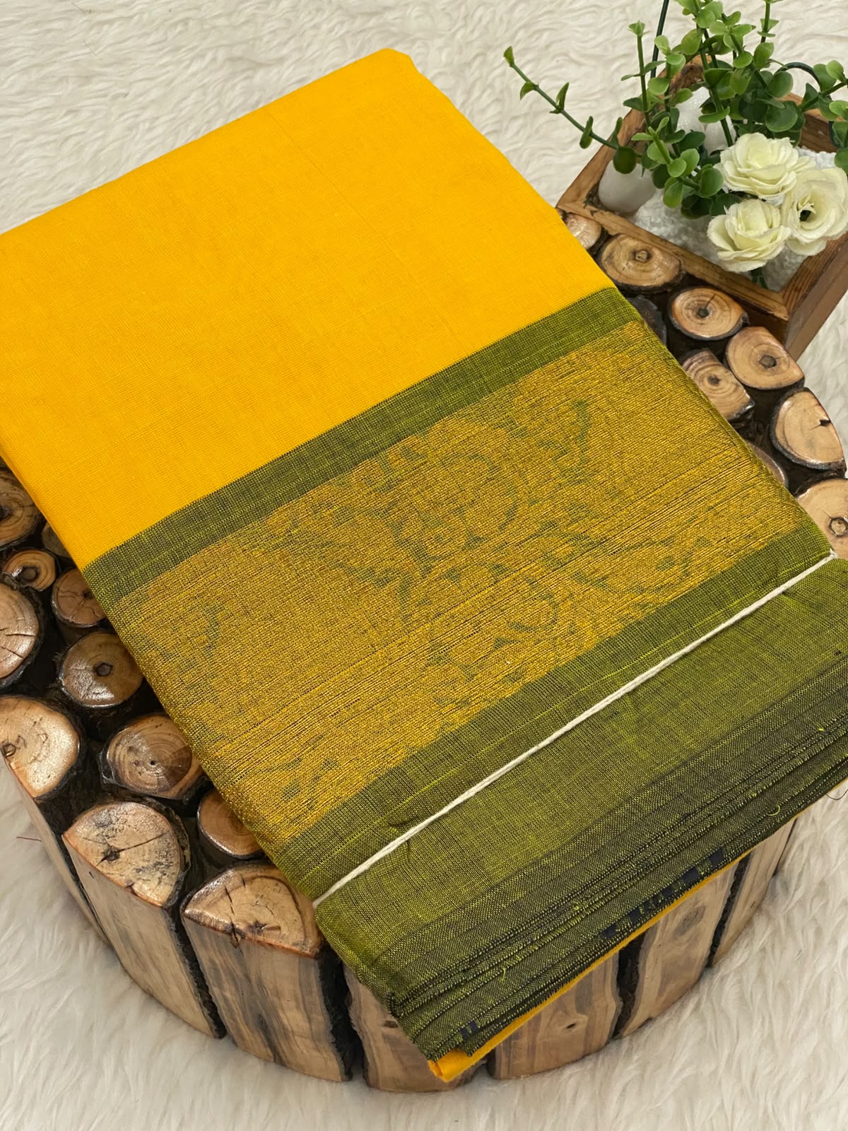 Chettinadu Cotton Saree W/B-Vol3